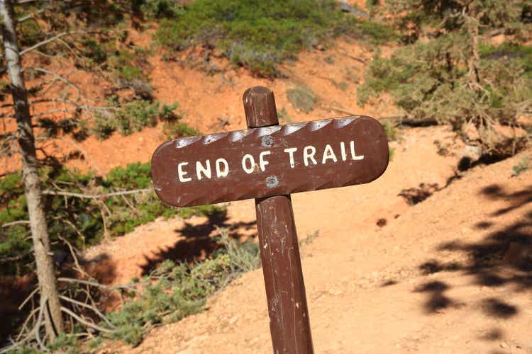 End of Trail Sign