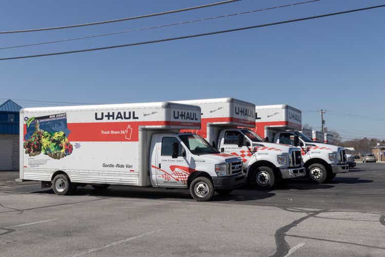 U-Haul Moving Truck Rental Location. U-Haul offers moving and storage solutions.