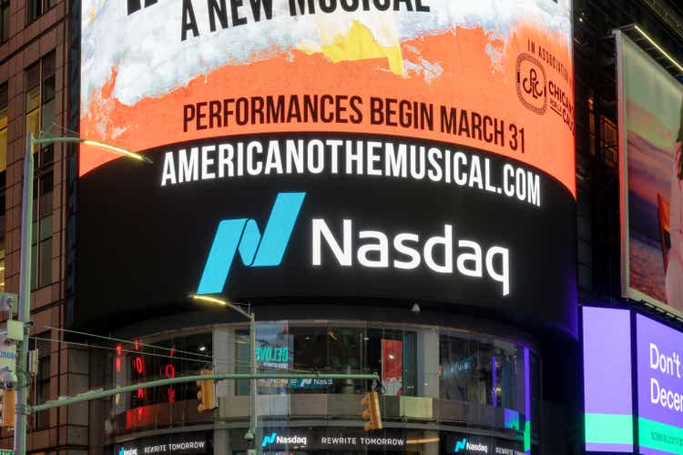 The Nasdaq Stock Market on Times Square