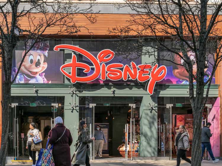 The retail shop of Disney on Oxford street of London.