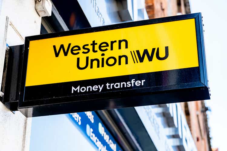 Western Union International Monet Transfer Banking Business Logo And Sign
