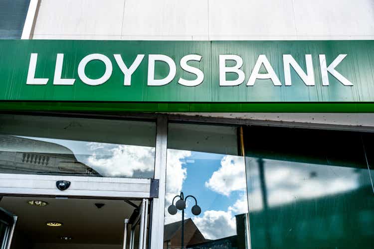 Lloyds Bank Sign And Logo With No People
