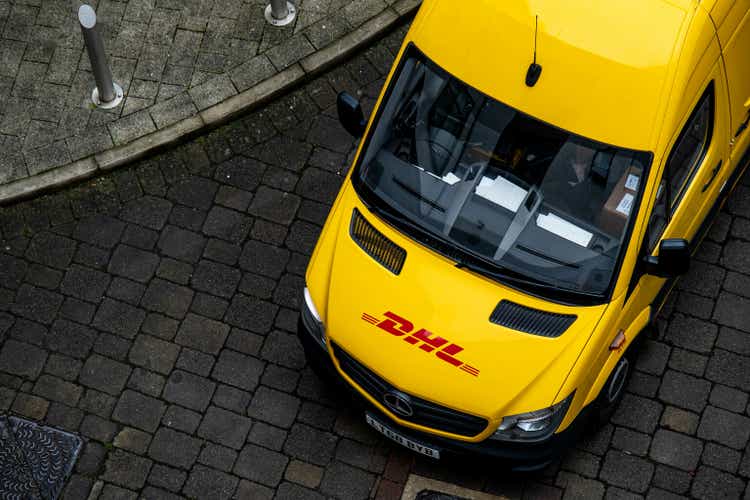 DHL Home Delivery Courier Parcel Delivery Van