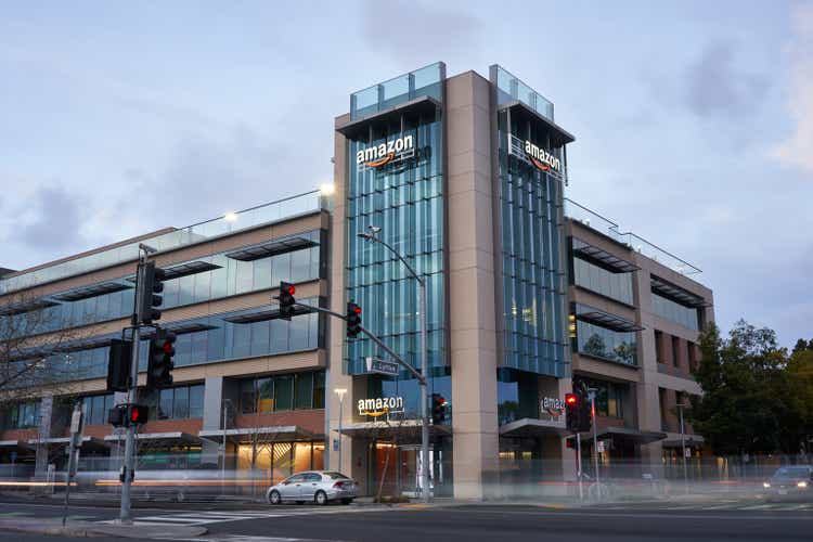 Amazon Office Building in Palo Alto California