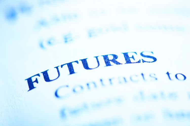 Futures, defined in a business dictionary