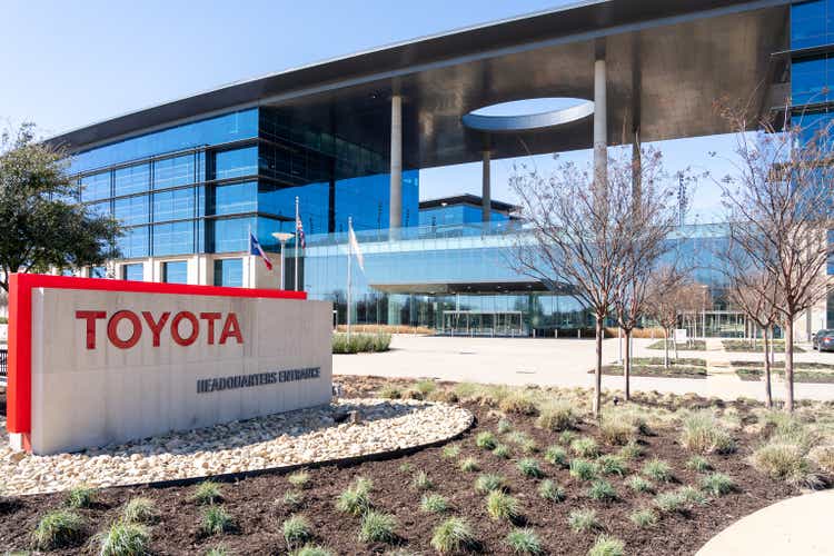 Toyota North America HQ in Plano, Texas, USA.