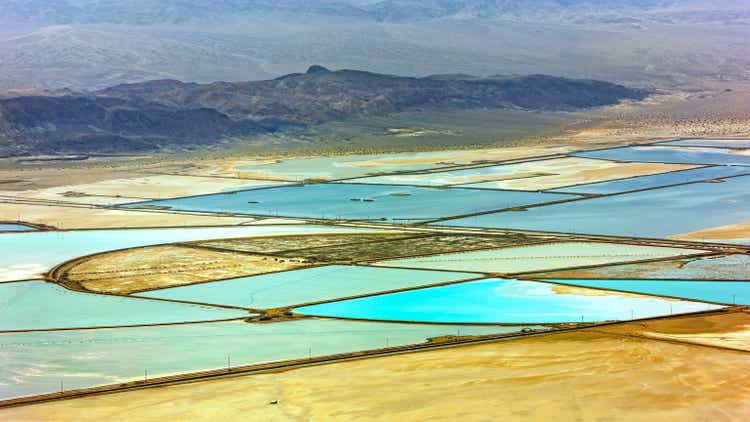 Lithium mine of silver peak