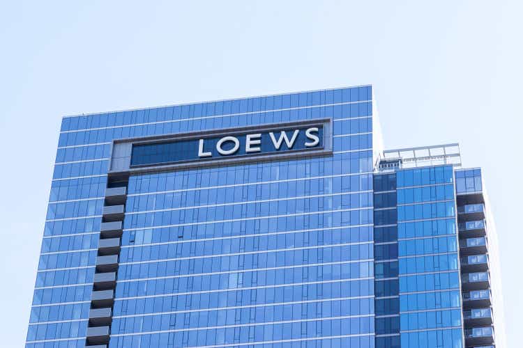 A Loews Hotel in Chicago, Illinois, USA.