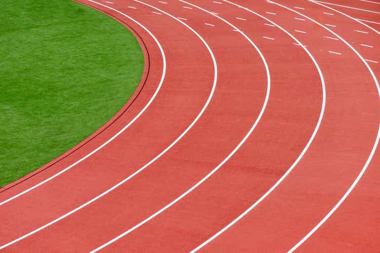 Empty Running Track