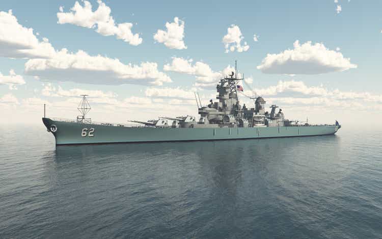 US battleship des Zweiten Weltkriegs