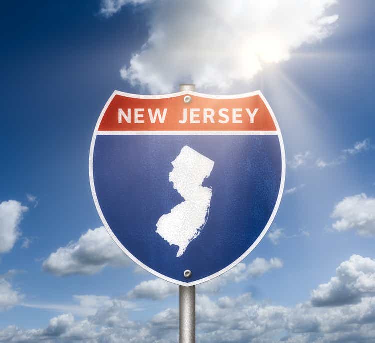 Direction to the Garden State of New Jersey
