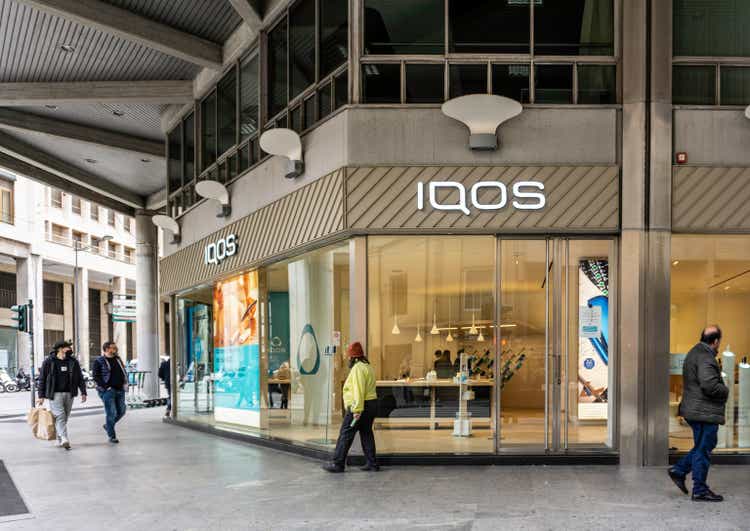 An IQOS store in Palermo, Sicily, Italy.
