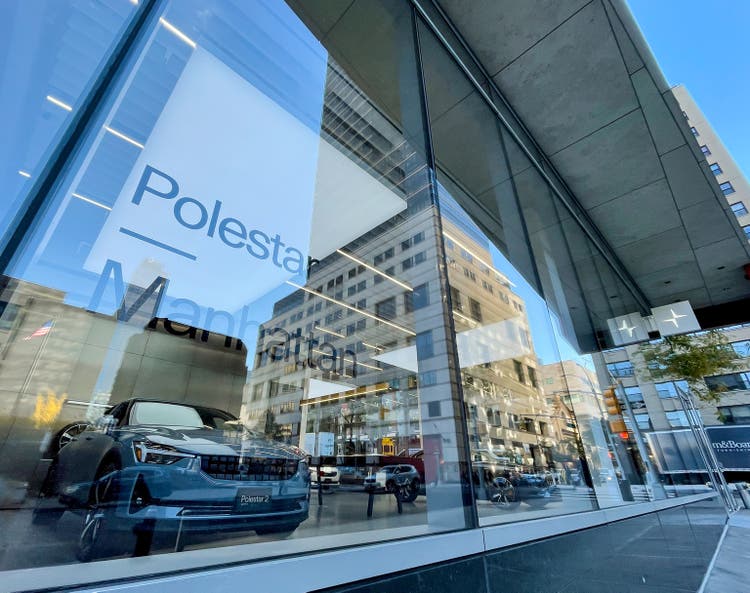 Polestar car showroom