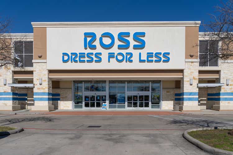 A Ross Dress for Less store in Pearland, Texas, USA.
