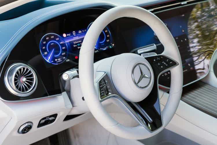Mercedes EQS 580 interni