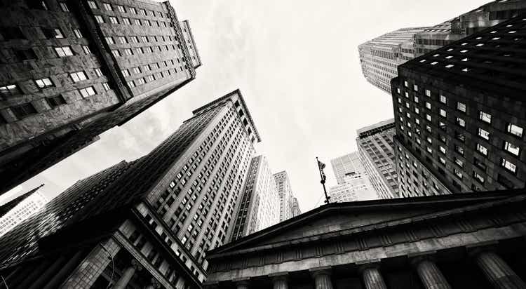 Federal Hall, Manhattan's financial district.