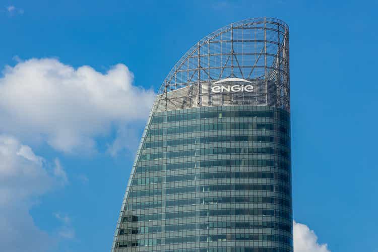 Engie tower, housing the headquarters of the French company in La Defense