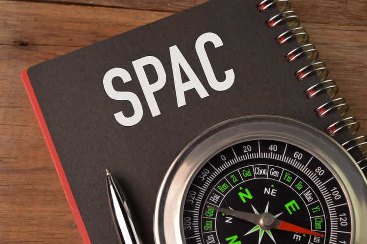 Notebook written with SPAC stands for Special Purpose Acquisition Company.