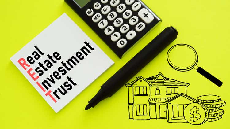 Real Estate Investment Trust REIT is shown using the text