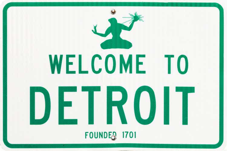 Welcome to Detroit Street SIgn