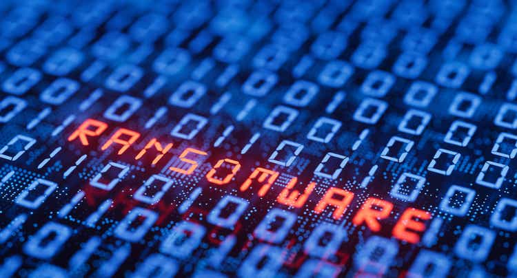 Cyber Security Ransomware Email Phishing Encrypted Technology, Digital Information Protected Secured