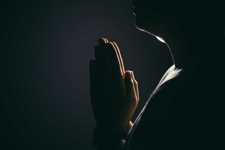 Gebetsfrau Hand