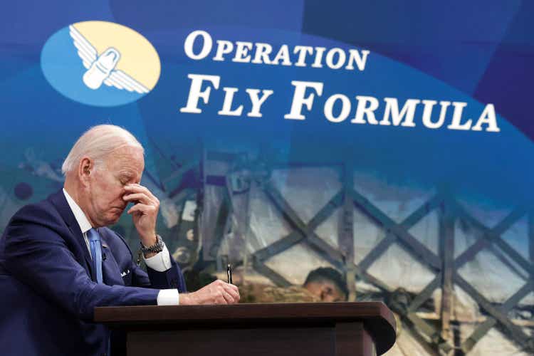 President Biden Meets Virtually With Baby Formula Manufacturers To Discuss Shortage