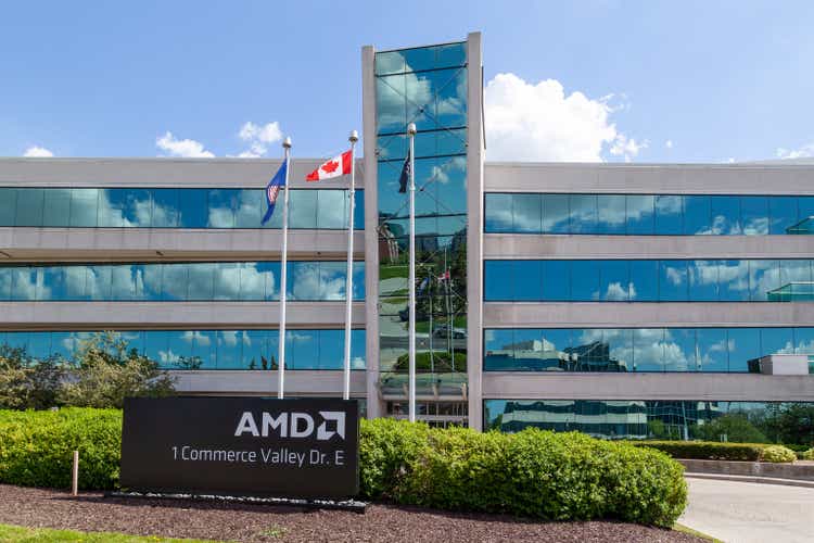 AMD Canada office building in Markham, Ontario, Canada.