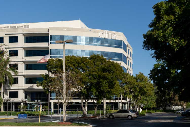 Citrix Systems headquarters in Fort Lauderdale, FL, USA.