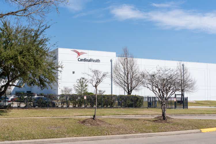 Cardinal Health building is shown in Houston.