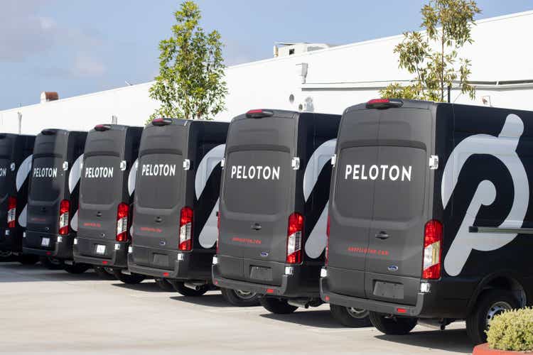 Peloton Delivery Van Fleet