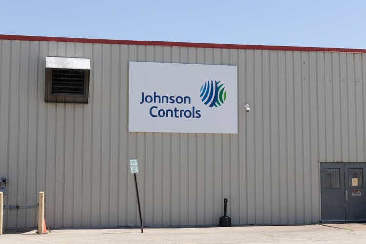 Johnson Controls. Johnson Controls merged with Tyco International and produces fire, HVAC, and security equipment.