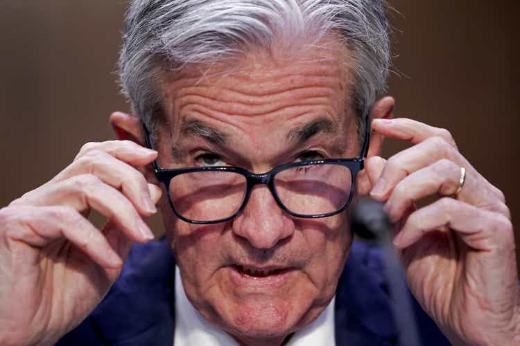 Fed Chair Jerome Powell Delivers Semiannual Monetary Report At Senate Hearing