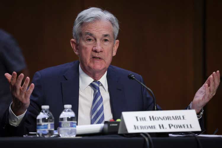 Fed Chair Jerome Powell Delivers Semiannual Monetary Report At Senate Hearing