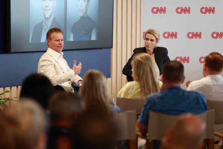 Warner Bros.  Discovery WBD at Cannes Lions 2022 - CNN President and CEO Chris Licht chats with CNN Chief International Correspondent Clarissa Ward