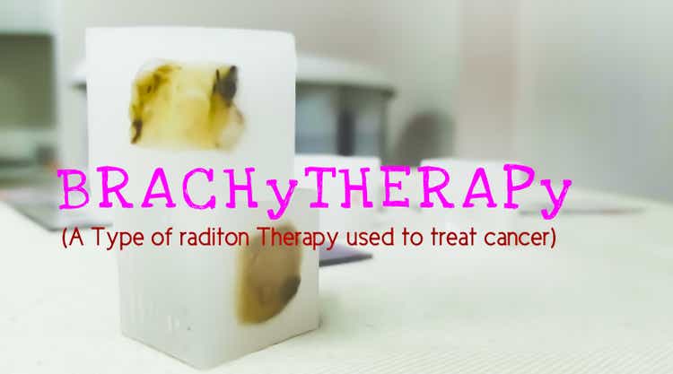 Brachytherapy word, medical term word with medical concepts.