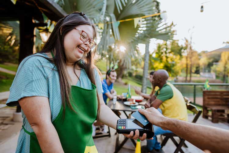 Bartender with Down Syndrome