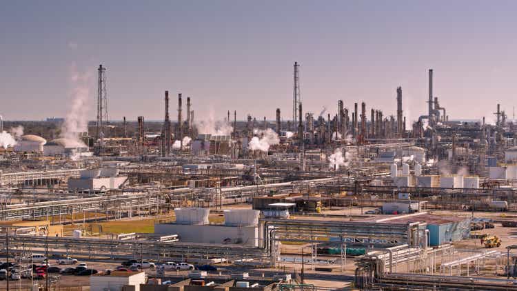 Oil Refinery on Gulf Coat in Texas