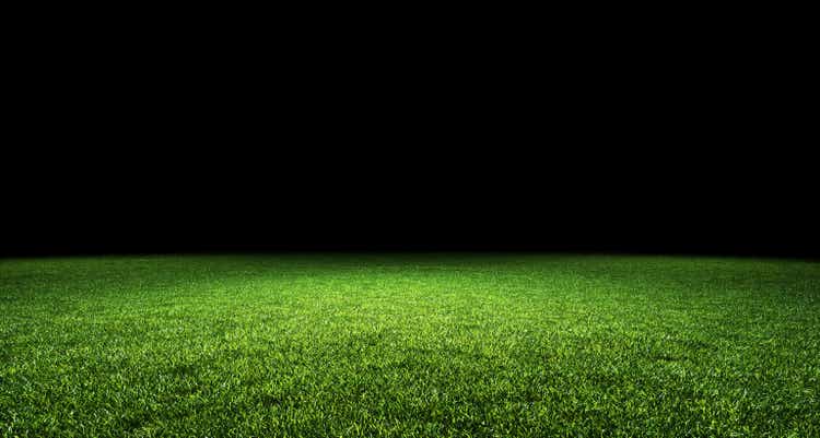 Abstract green sports pitch background