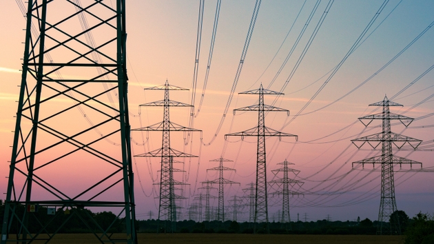 High voltage transmission tower