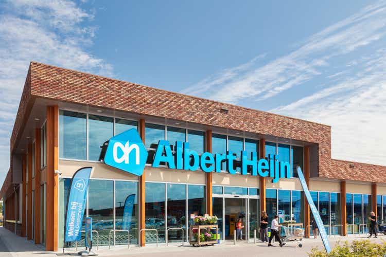 Dutch Albert Heijn supermarket store in Almere, The Netherlands