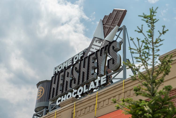 Entrance to Hershey"s Chocolatetown Amusement Park.