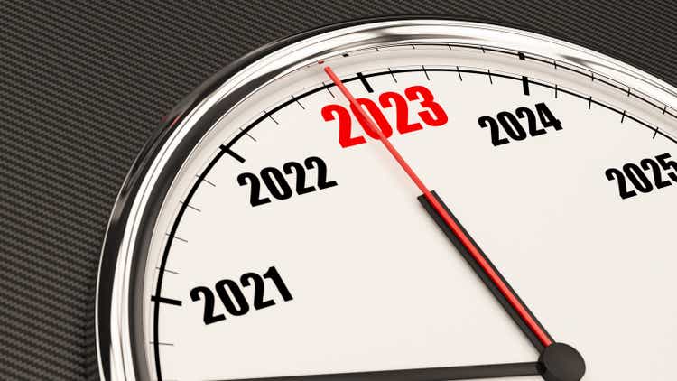 2023 New Year Clock