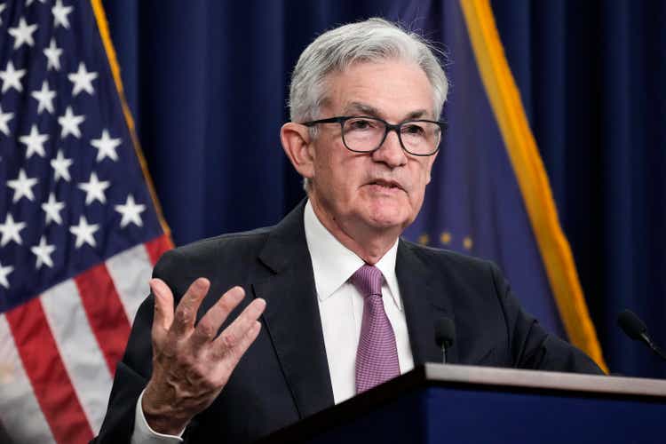 Federal Reserve Chair Jerome Powell Holds News Conference Following Federal Open Market Committee Meeting