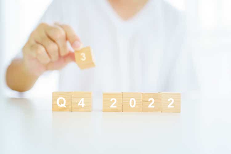 Quarterly business plan concept.