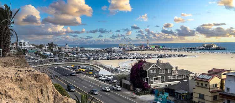 Santa Monica beach PCH Los Angeles