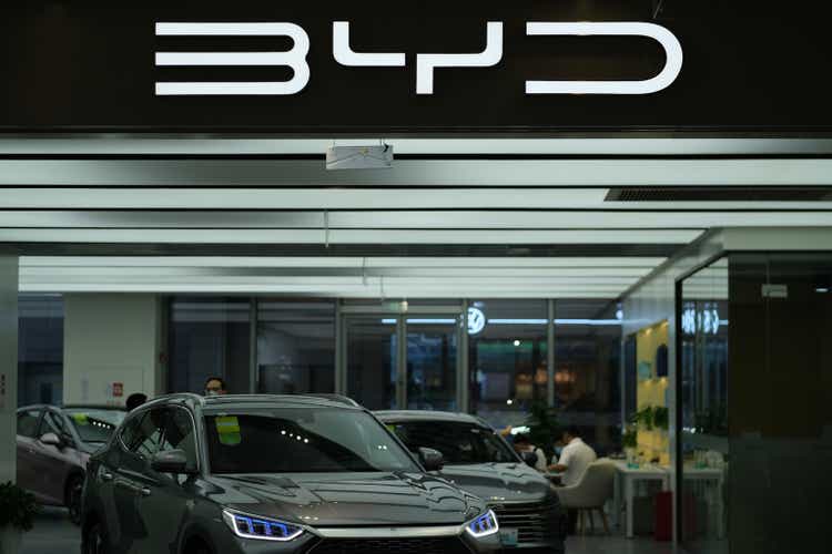 BYD EV retail store