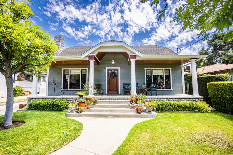 Freshly Painted Craftsman Bungalow House