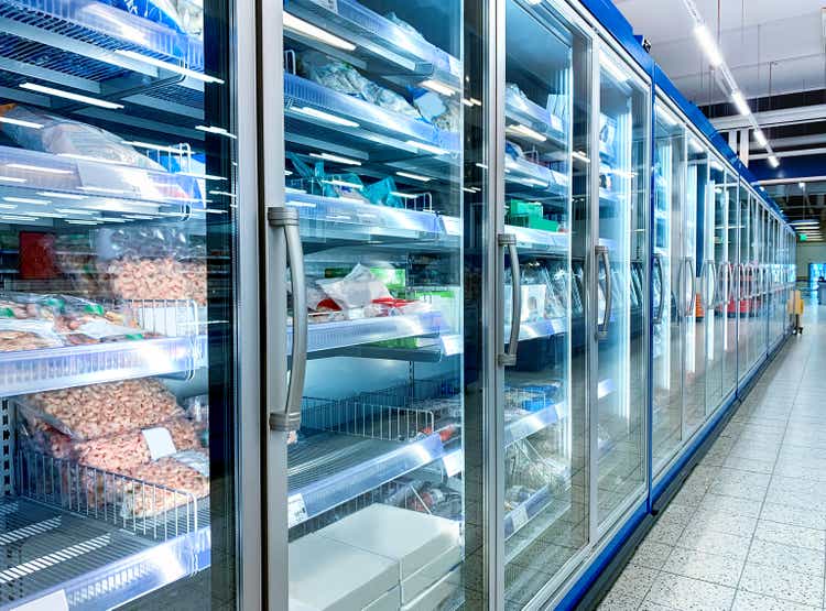 Various products in a supermarket