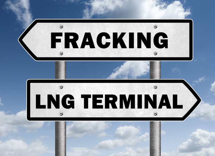 Hydraulic Fracturing to Liquefied natural gas terminal